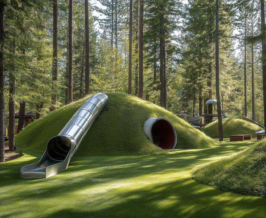 Детские площадки в коттеджном поселке