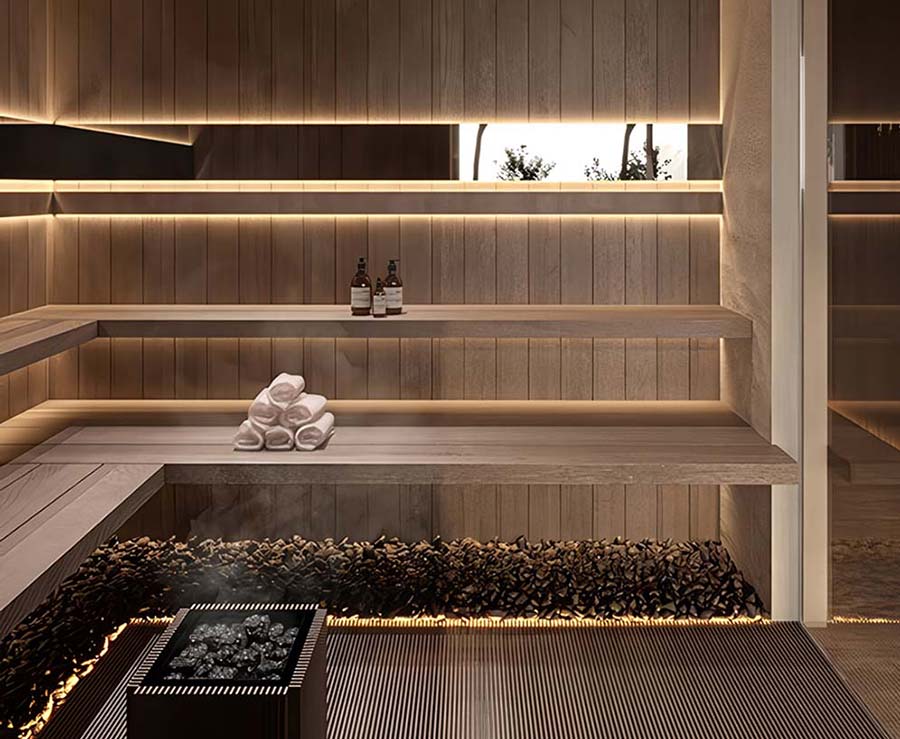 Сауна в коттеджном поселке